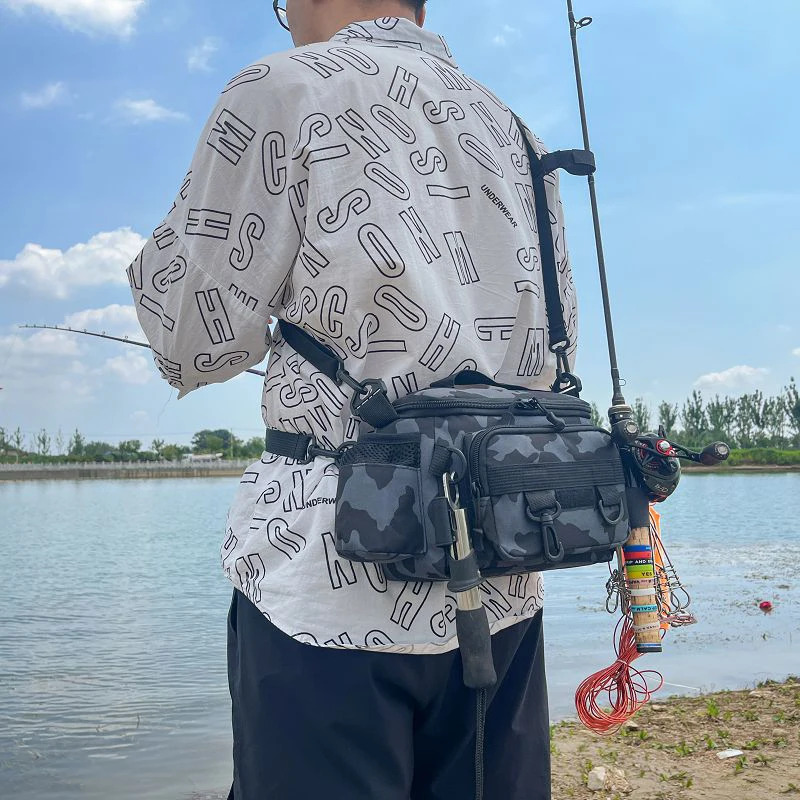 Bolsa de ombro preta para equi - Fish Finder Case avaliação e preço