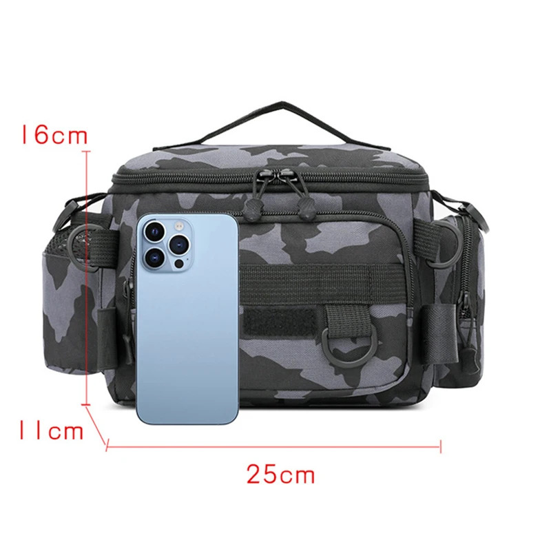 Bolsa de ombro preta para equi - Fish Finder Case avaliação e preço